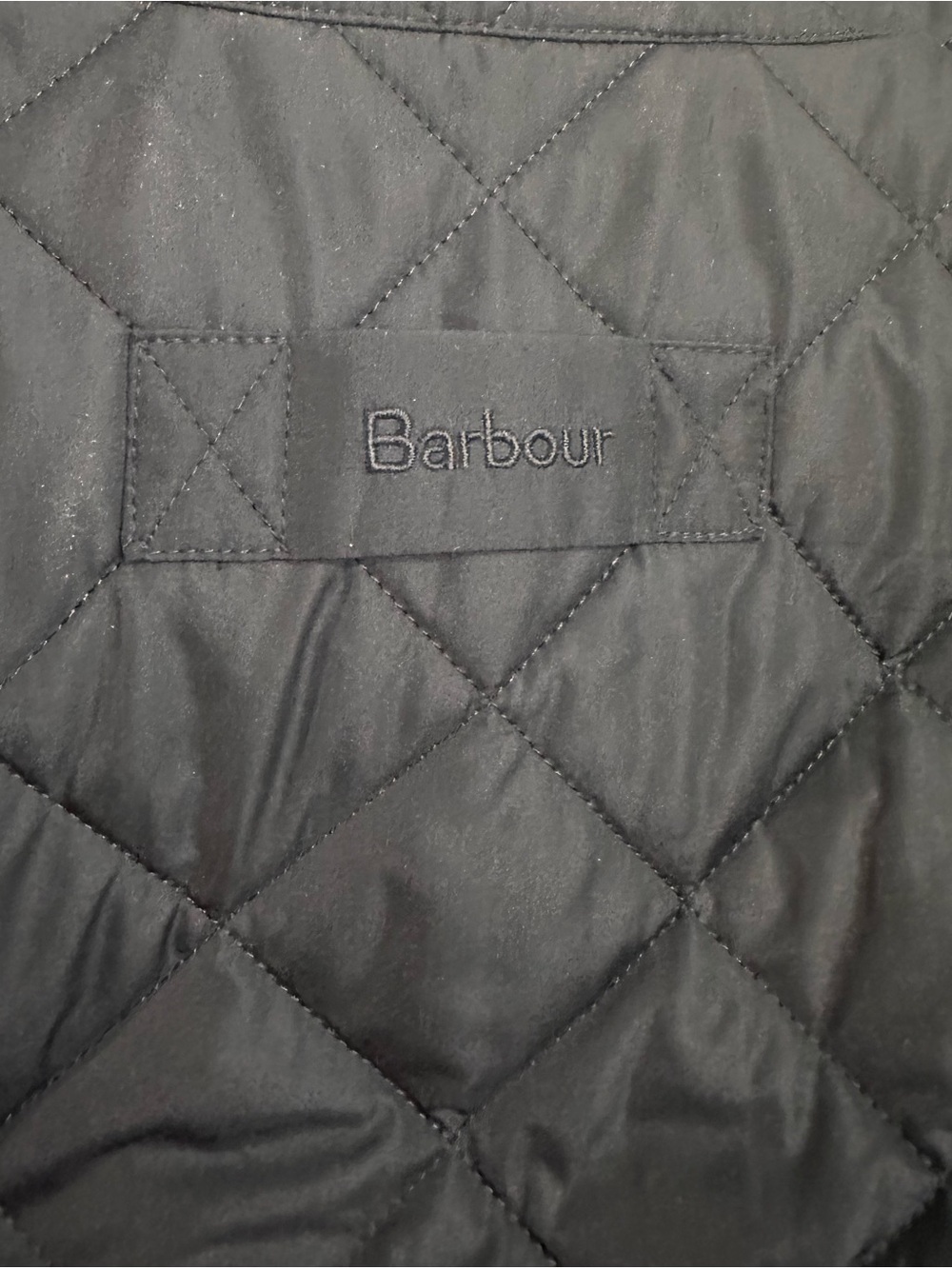 Barbour Lowerdale Gilet Black Diamond Quilted Vest SZ XL Equestrian Preppy EUC - Picture 9 of 10